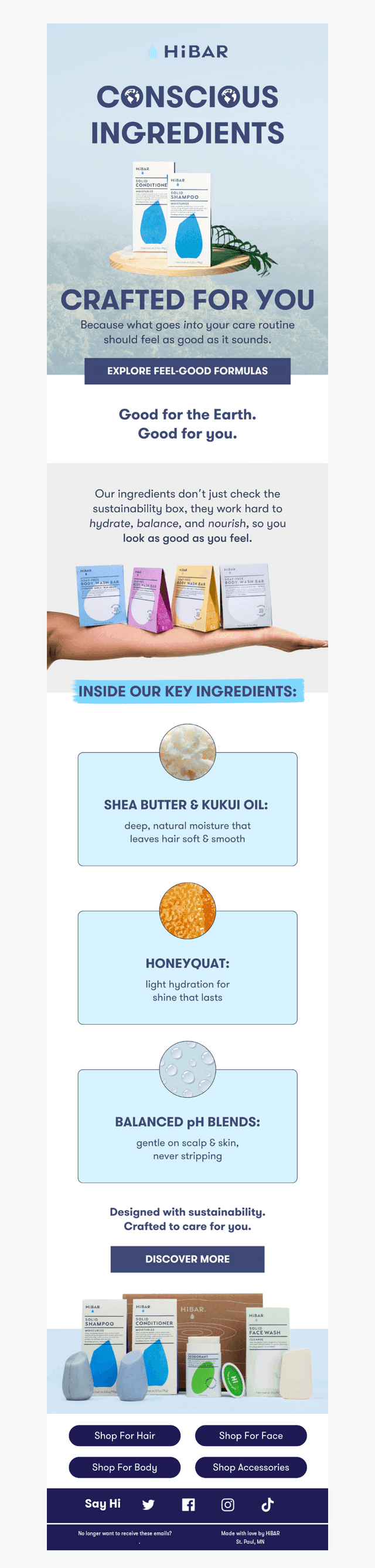 Conscious Ingredients 🌎 Crafted for You