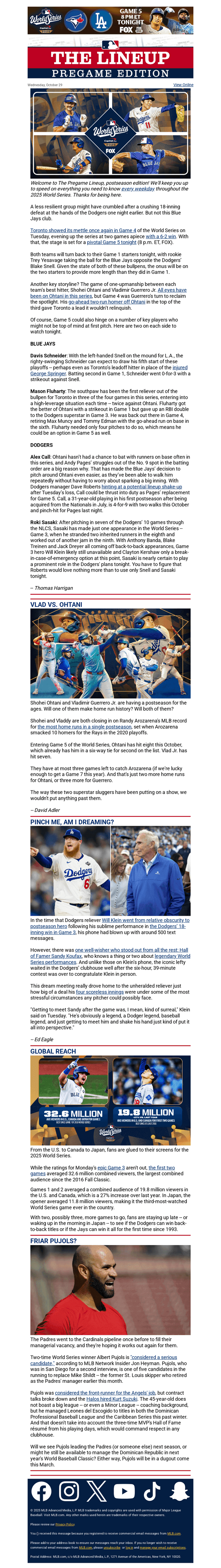 Who will decide Game 5? Not who you expect