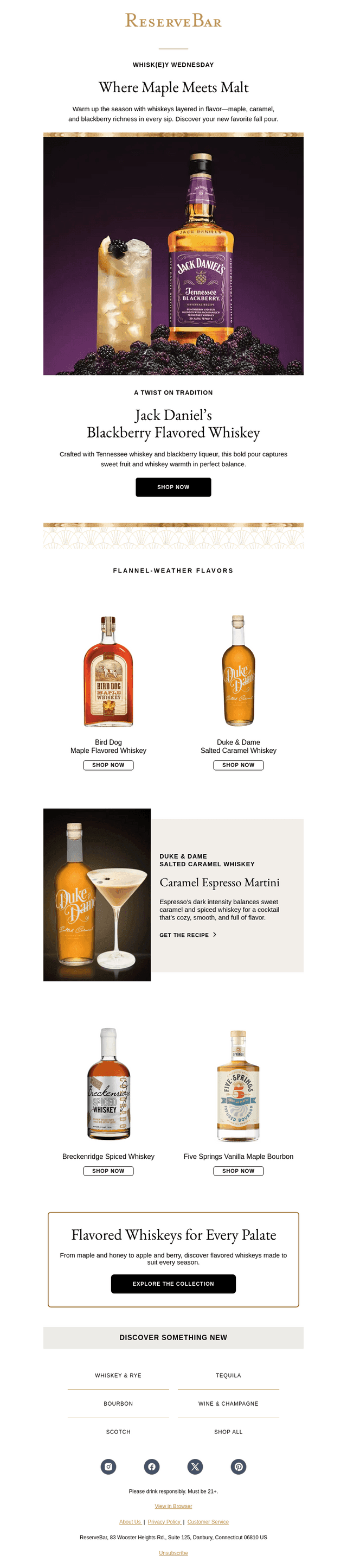 Fall’s Finest Flavored Whiskeys 🍂