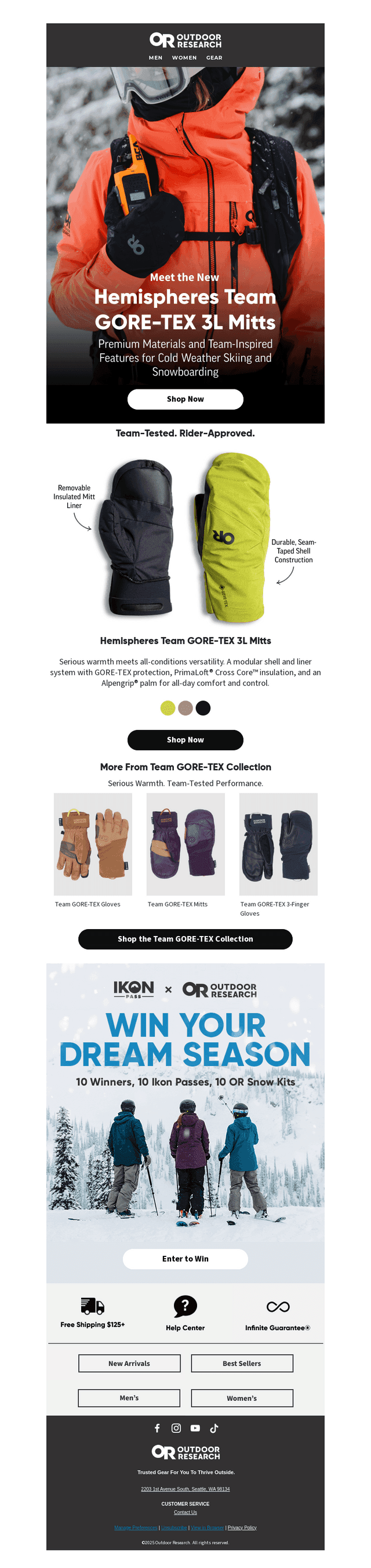 New Drop! Hemispheres Team GORE-TEX Mitts