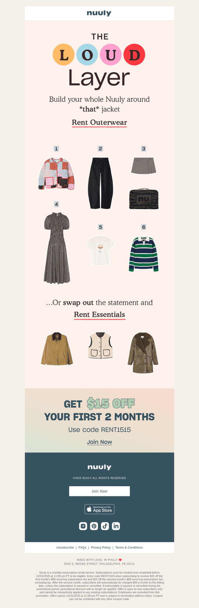1 JACKET + 5 STYLES
