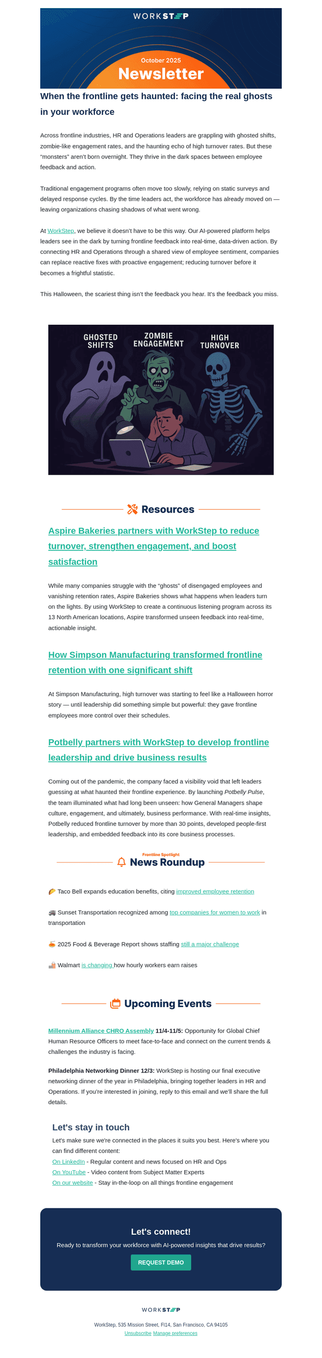 WorkStep email from Thu, Oct 30, 2025