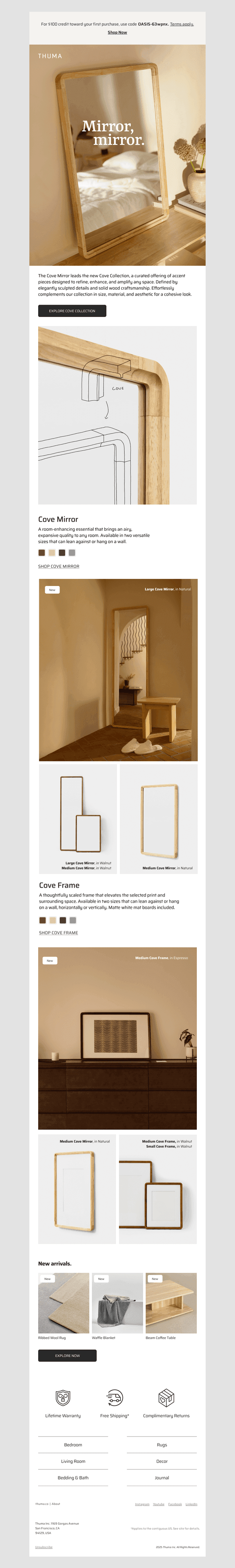 New arrival: The perfect mirror.