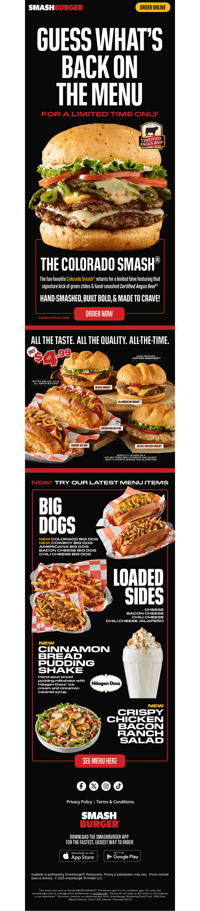 Guess what’s back on the menu 🤔​