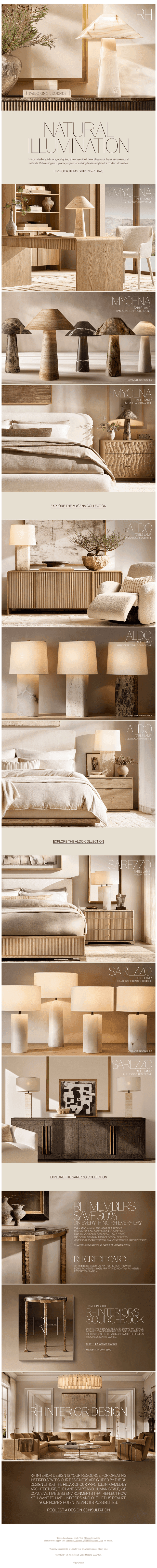 Natural Illumination. Explore Stone Lighting Collections.