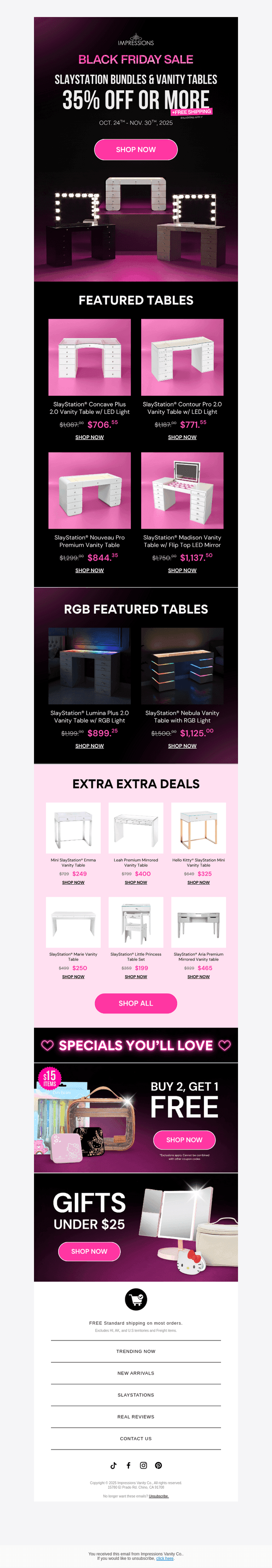 BLACK FRIDAY🚨 Vanity Upgrades Await!