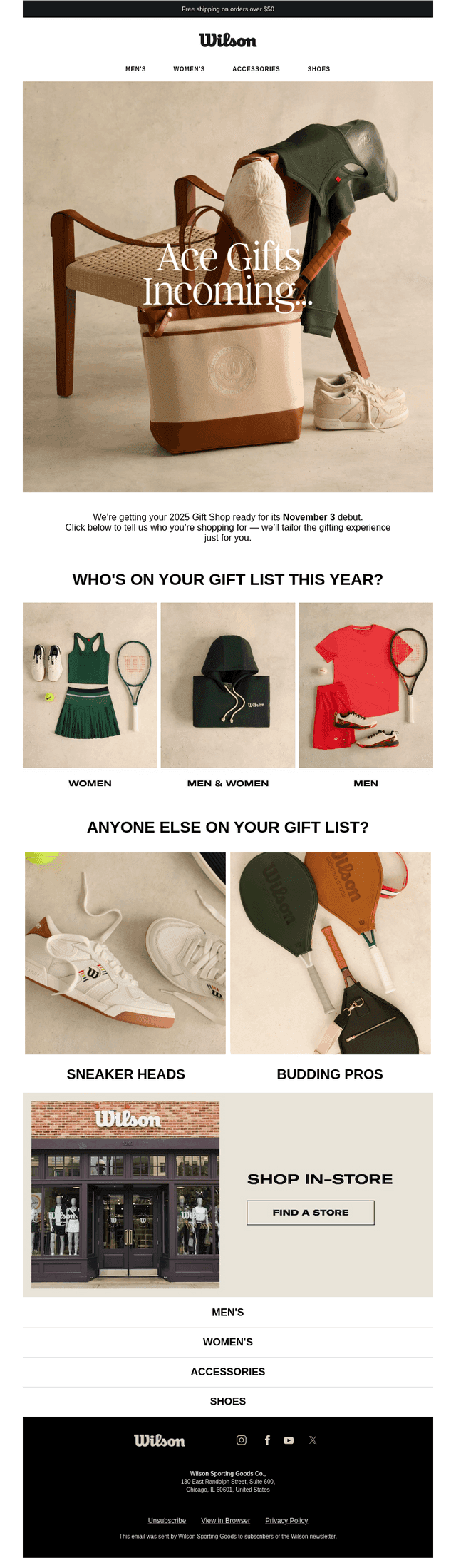 Help us build your gift shop 🎁