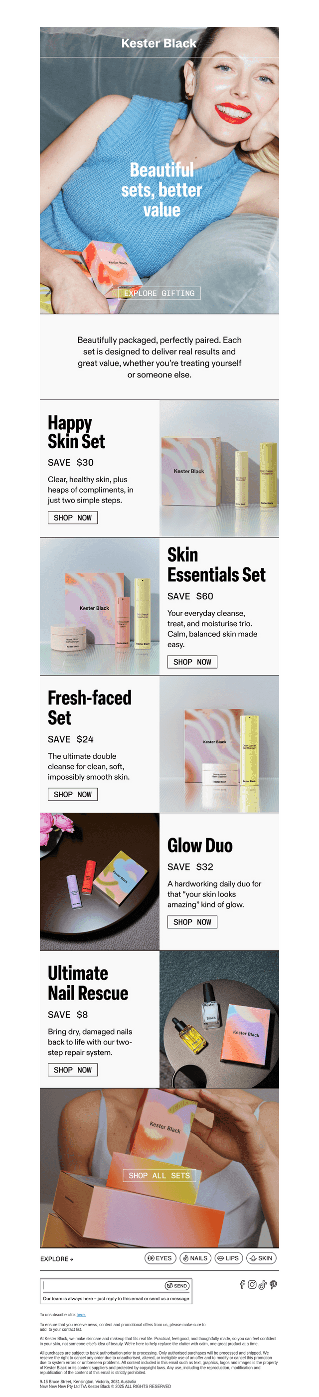 While they last — limited edition sets