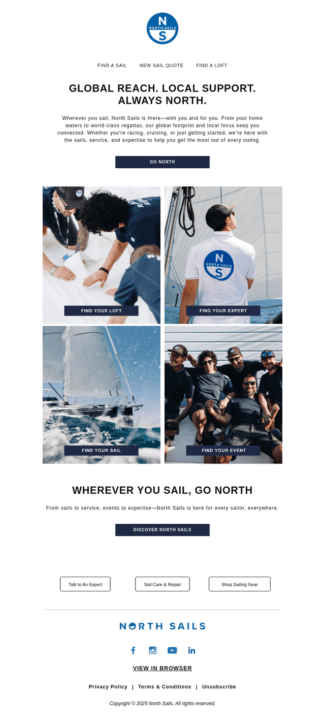 Wherever You Sail, Go North