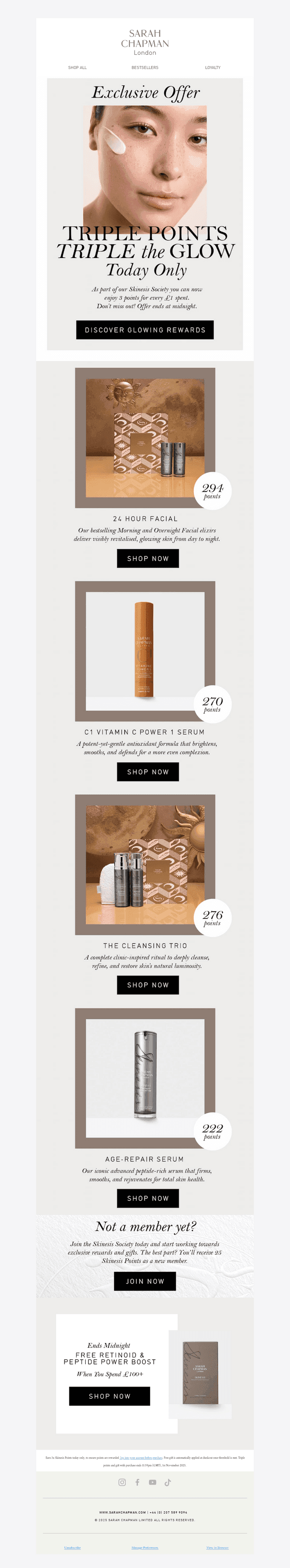 Today Only: Unlock Triple Points