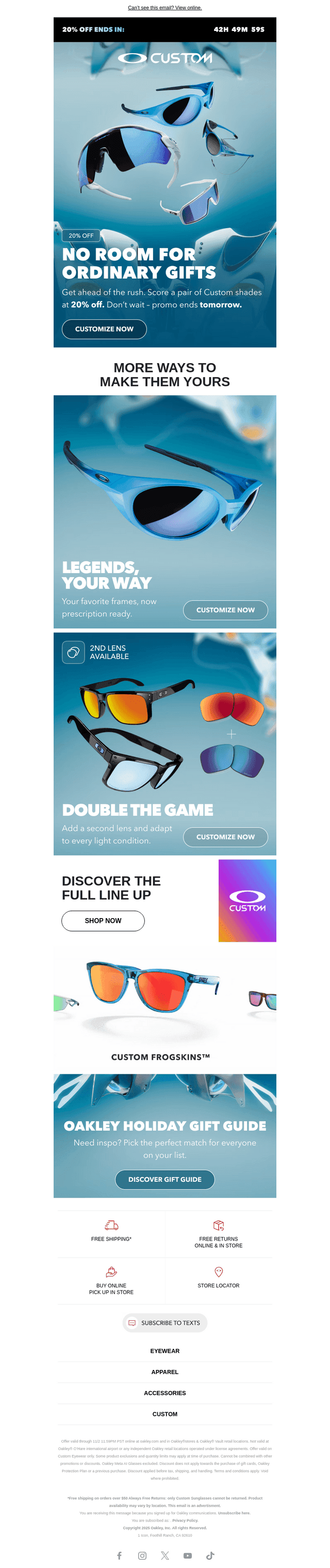 20% Off Custom Shades Ends Tomorrow
