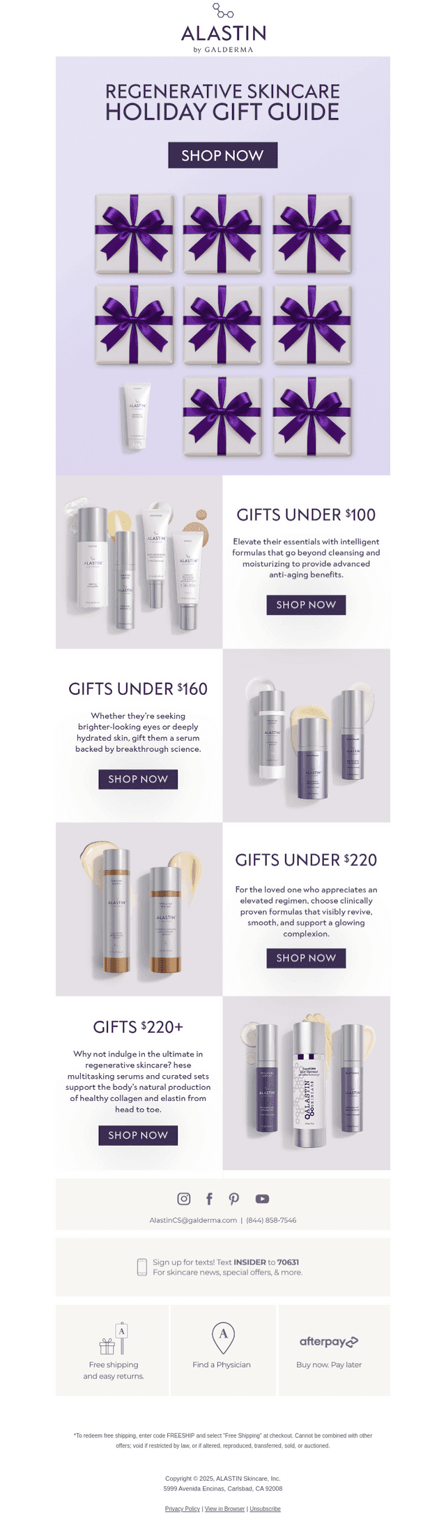 ALASTIN Skincare email from Sat, Nov 1, 2025