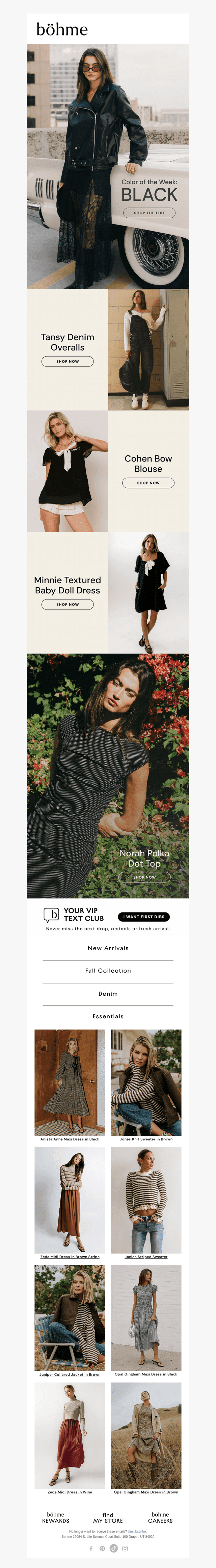 Season Staple: Black