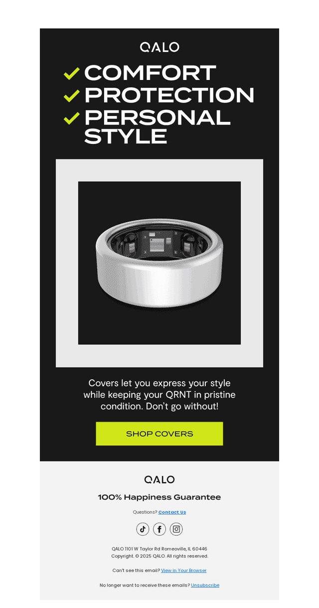 Gear up with QRNT Covers