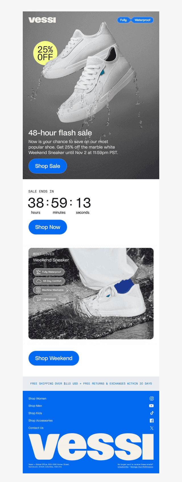 💧 48-hour flash sale