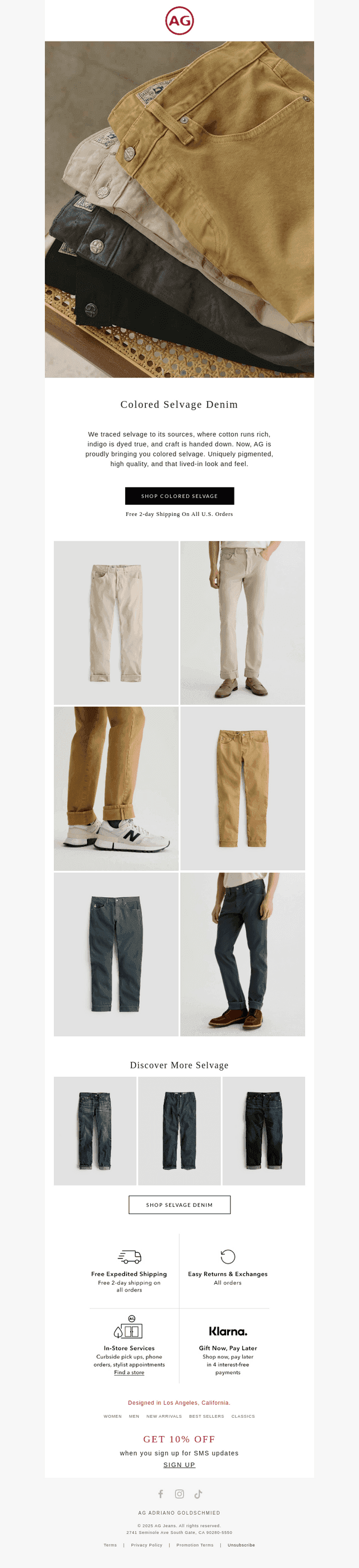 Discover Unique Colored Selvage Denim