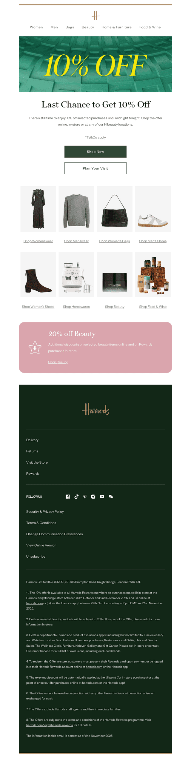 Last chance to get 10% off*