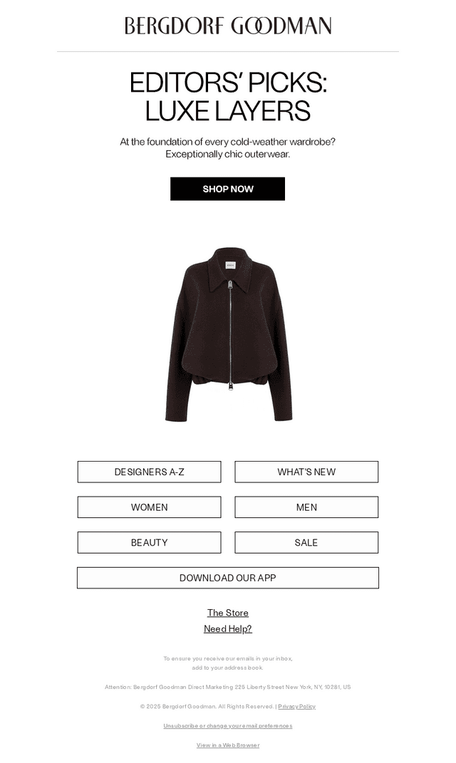 Editors’ Picks: Luxe Layers
