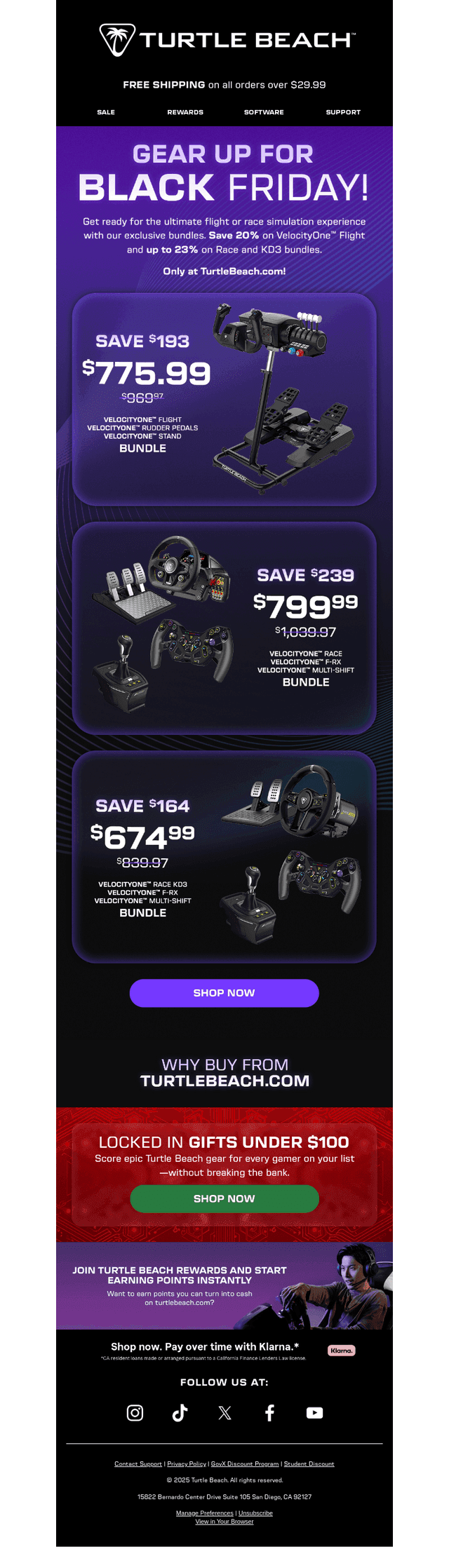 Turtle Beach email from Sun, Nov 2, 2025