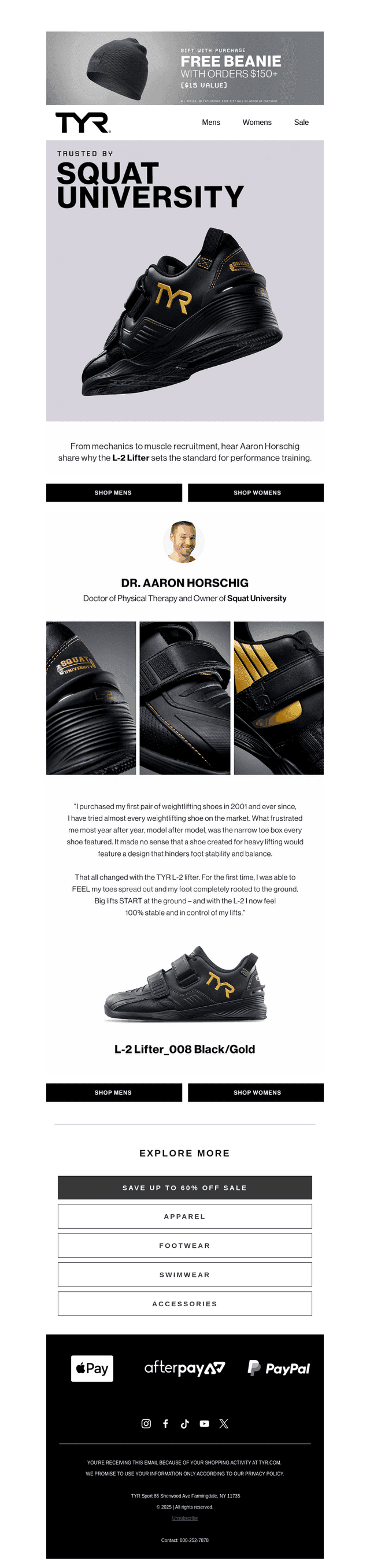 Squat University Approved: L-2 Lifter
