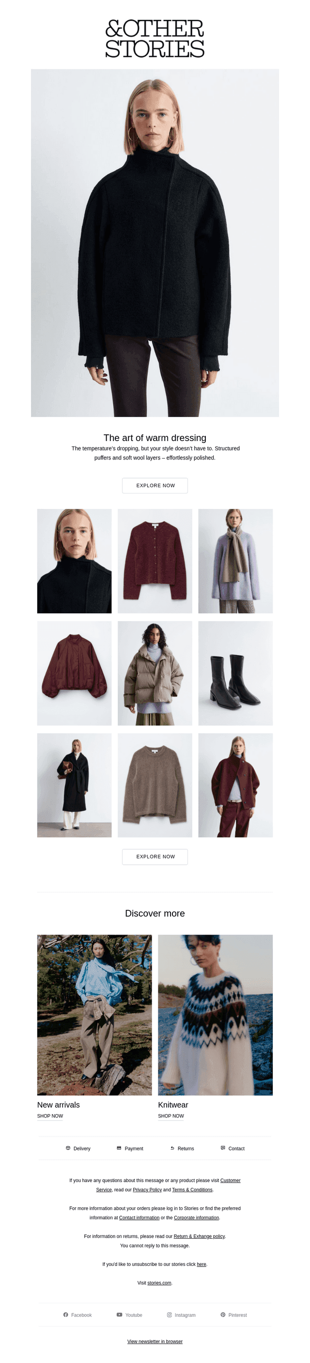 Colder days, sharper layers