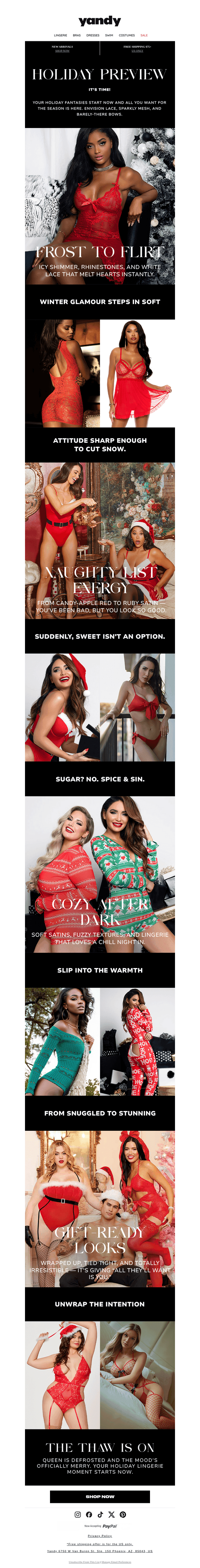 ❄️ Ice Melted. 💝 Lace Loaded. It's Time.