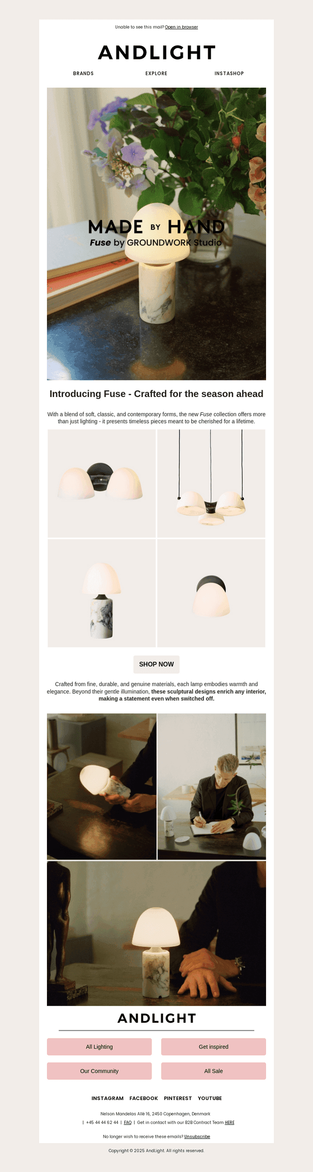 Made by Hand now introducing - Fuse by GROUNDWORK studio✨