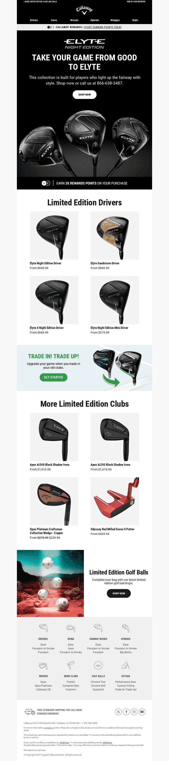 Shop Our Limited Edition Drivers