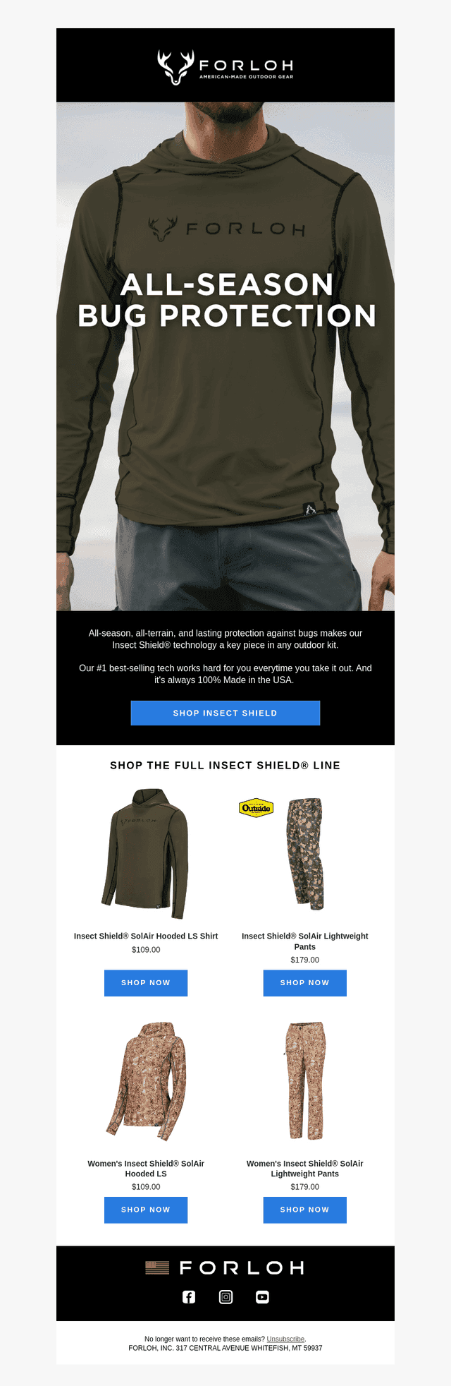 Best-in-Class Insect Shield® Tech