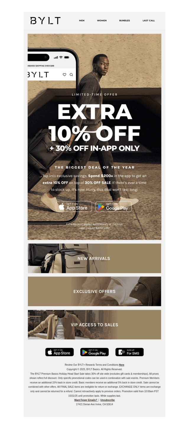 🎉  Biggest Deal Ever: Extra 10% OFF in App!