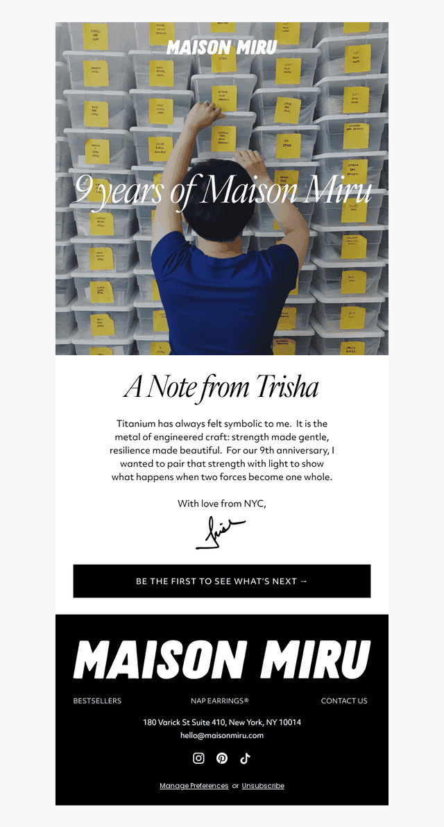 A note from our founder