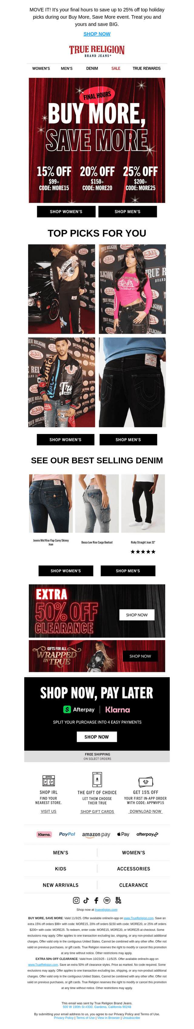 FINAL HOURS‼️Buy more, save more