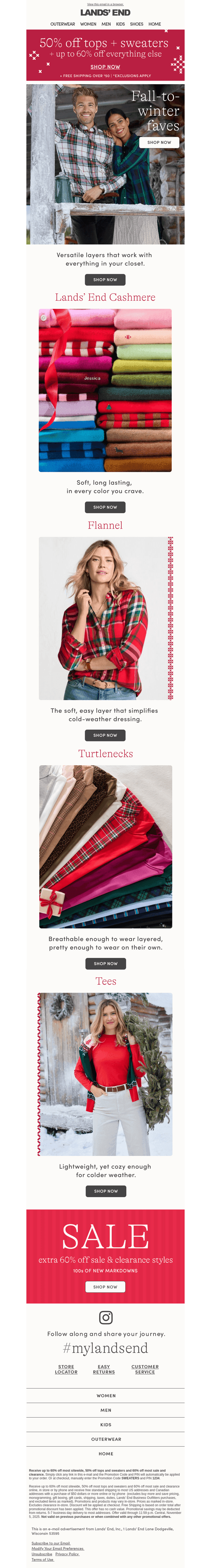 Fall ➡️ Winter faves, 50% off