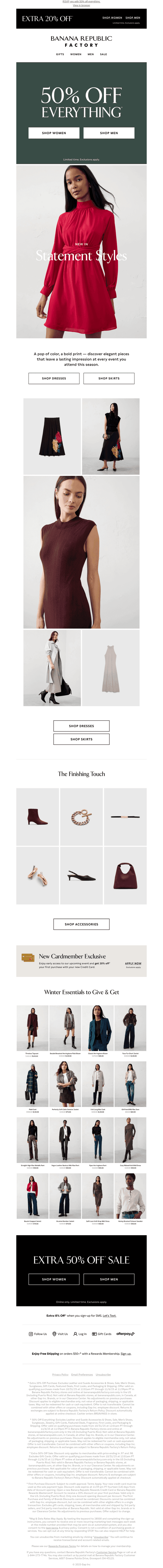 Make a statement with pieces that standout