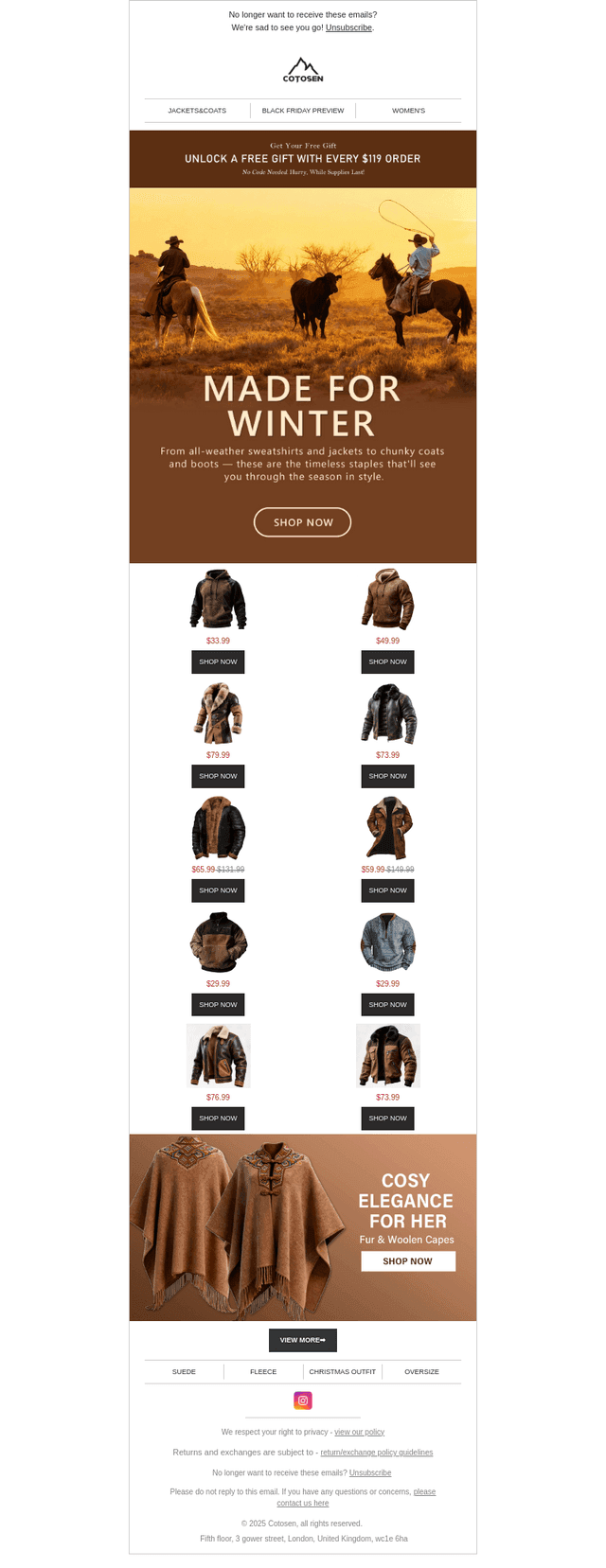 What to wear for winter