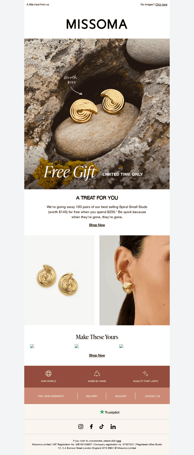 Your free gift awaits