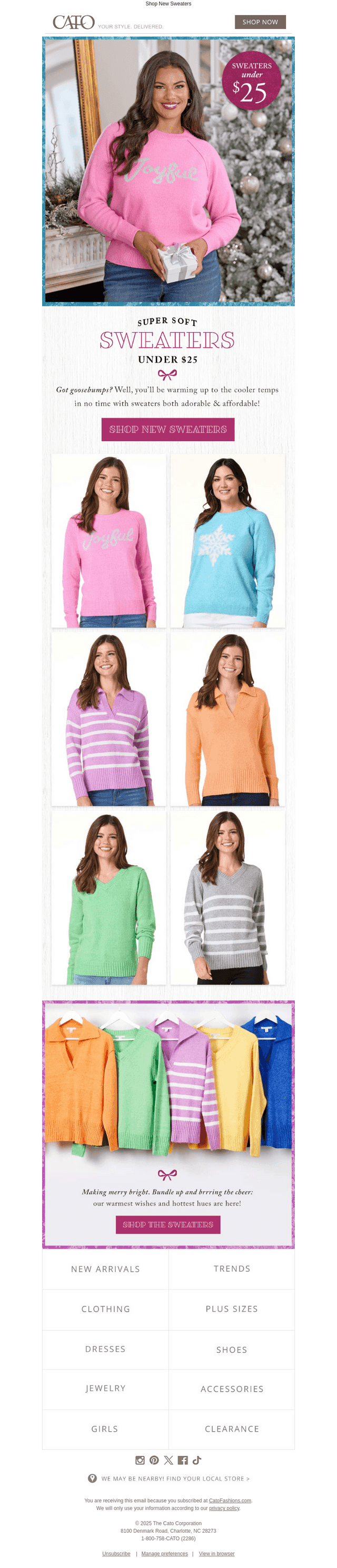 Stay Warm For Less — Sweaters Under $25!