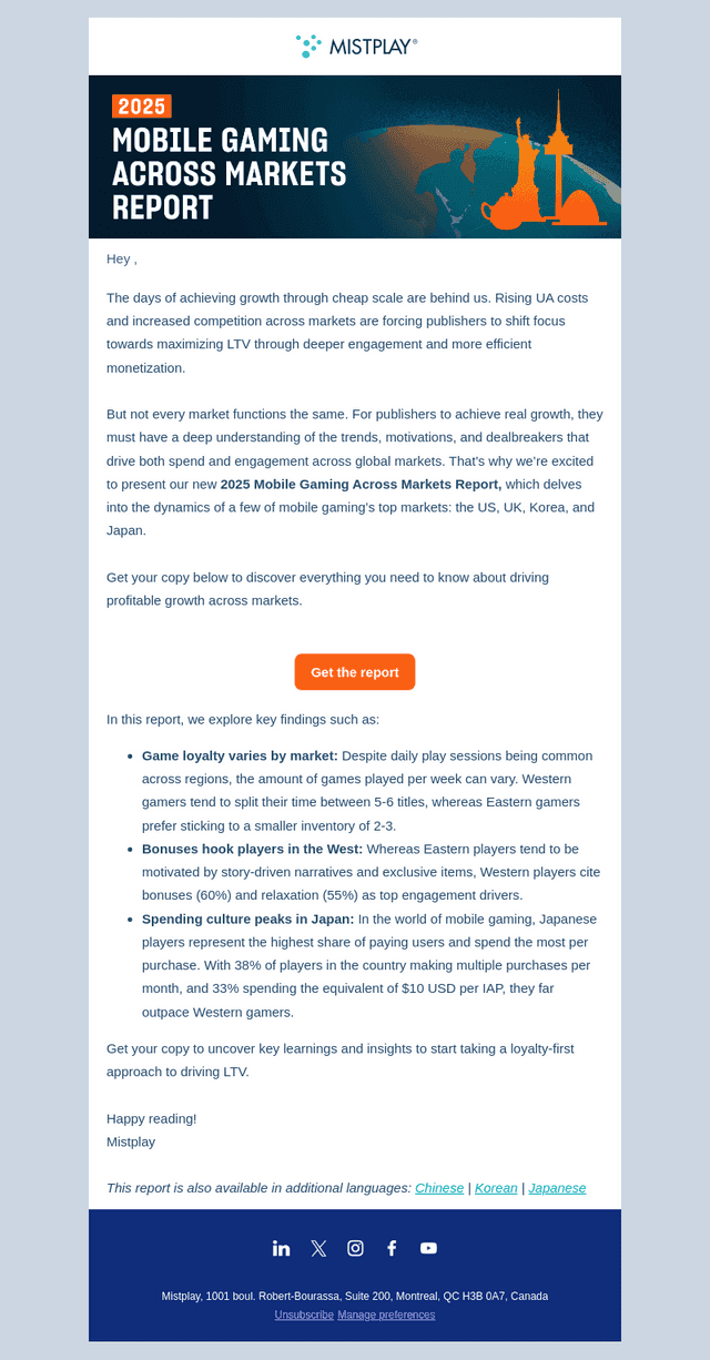Mistplay email from Tue, Nov 4, 2025