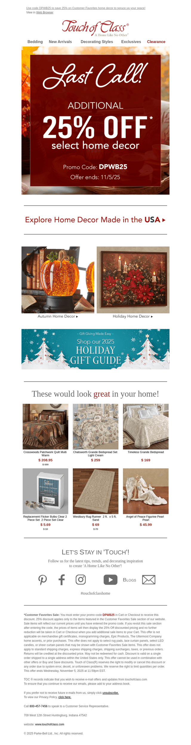 25% Off Favorites is almost over