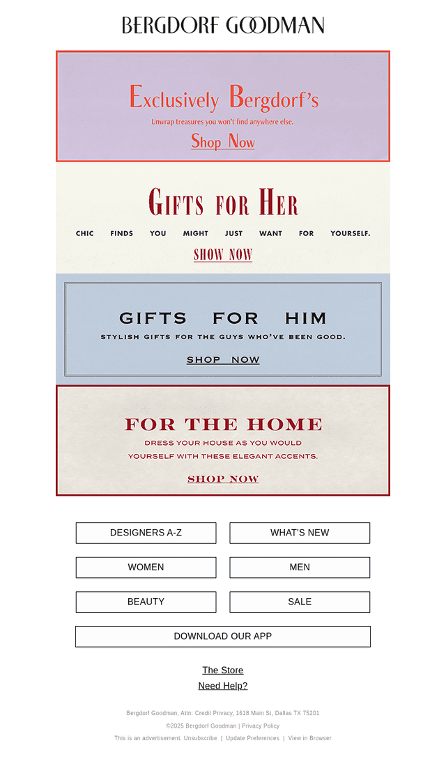 Make It A Bergdorf’s Holiday