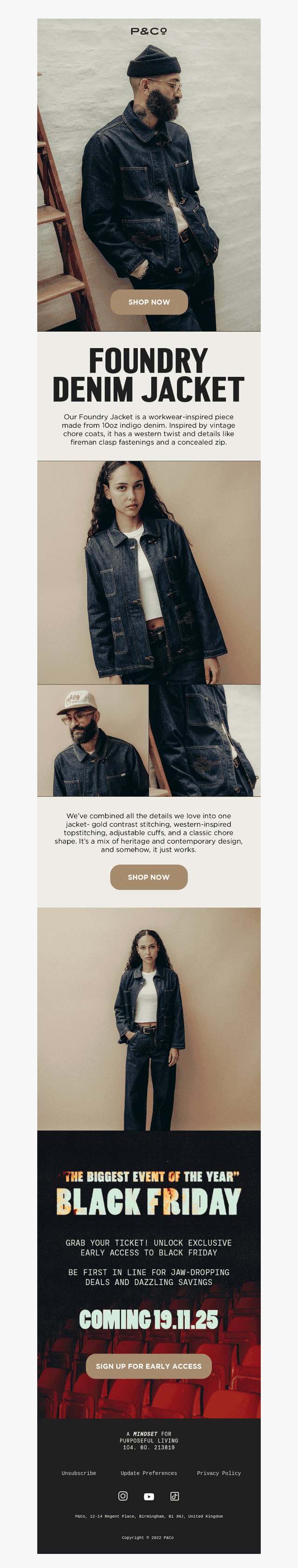P&Co email from Tue, Nov 4, 2025