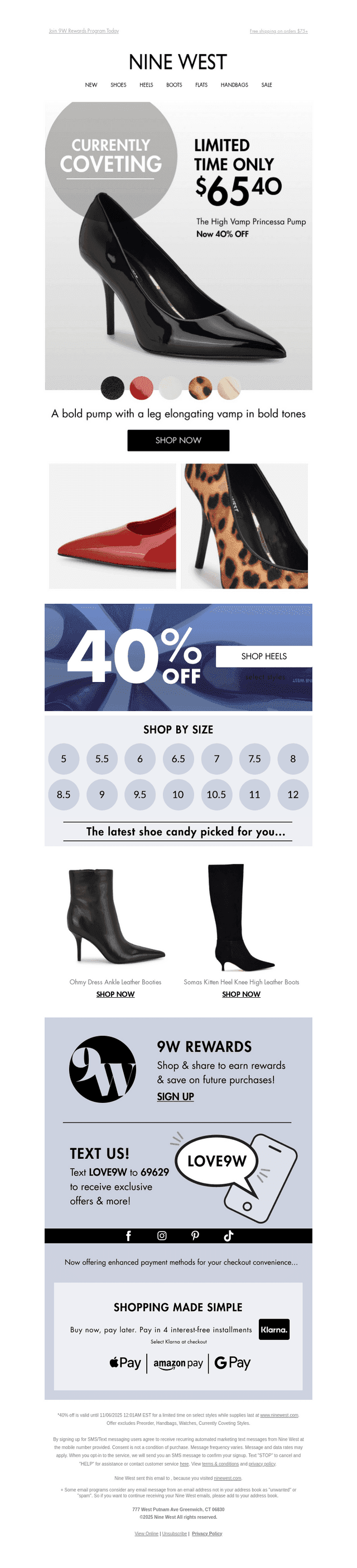 Limited Time: 40% Off High Vamp Pumps