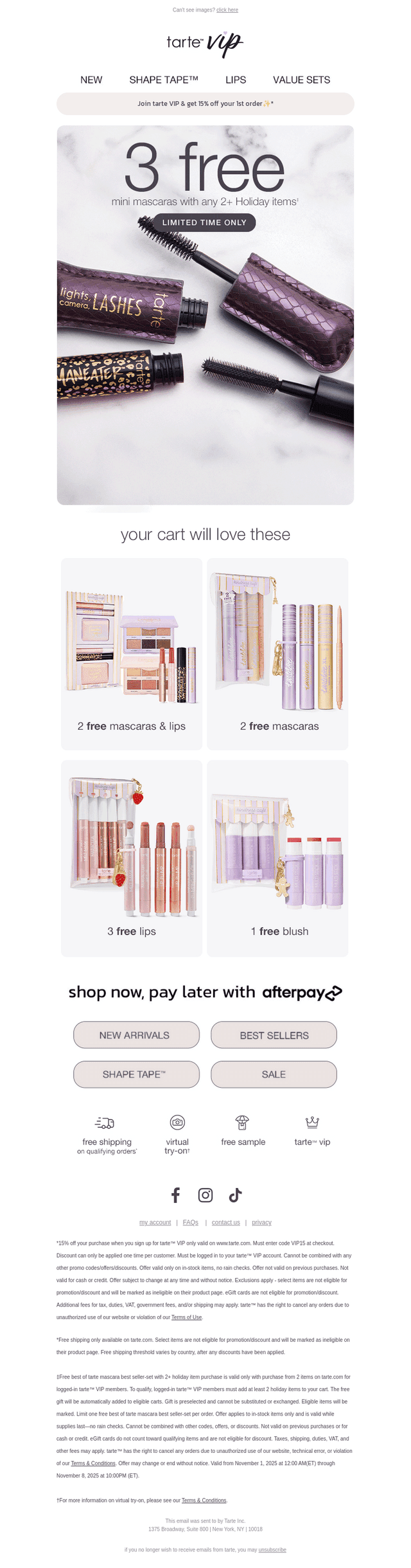 3 FREE mascaras✨