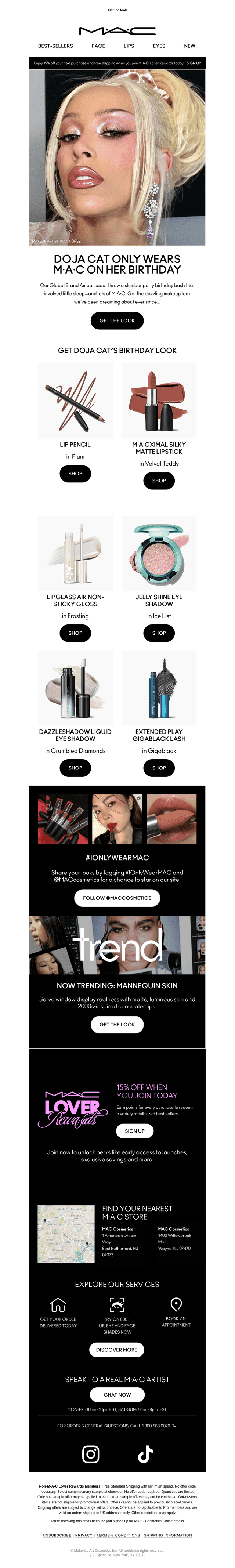 MAC Cosmetics email from Wed, Nov 5, 2025