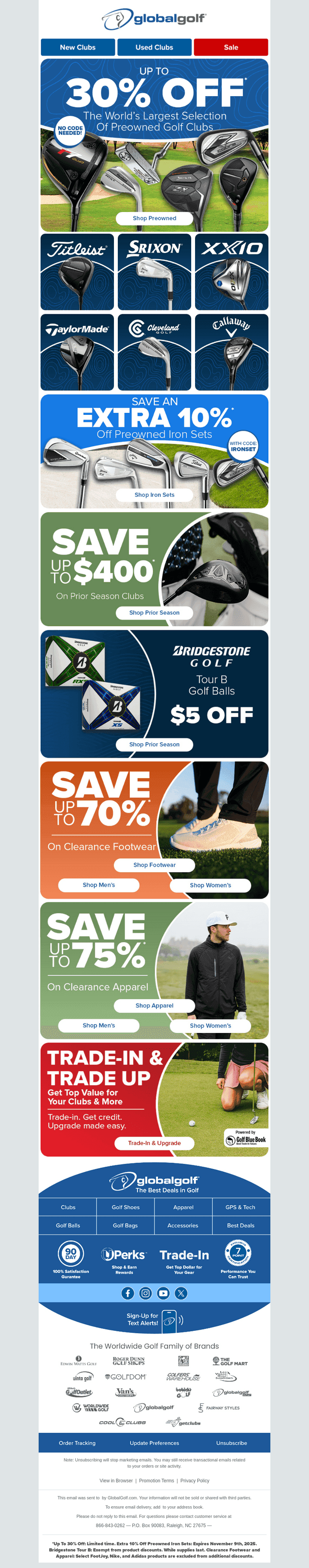 Preowned Clubs: Huge Selection, Exceptional Value