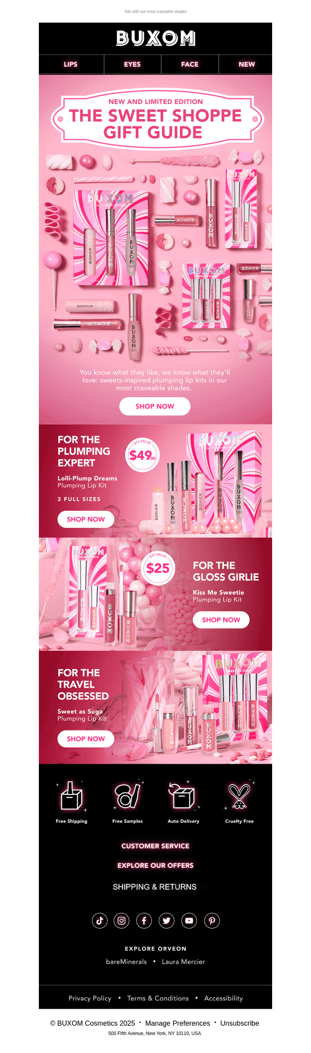 Buxom email from Wed, Nov 5, 2025