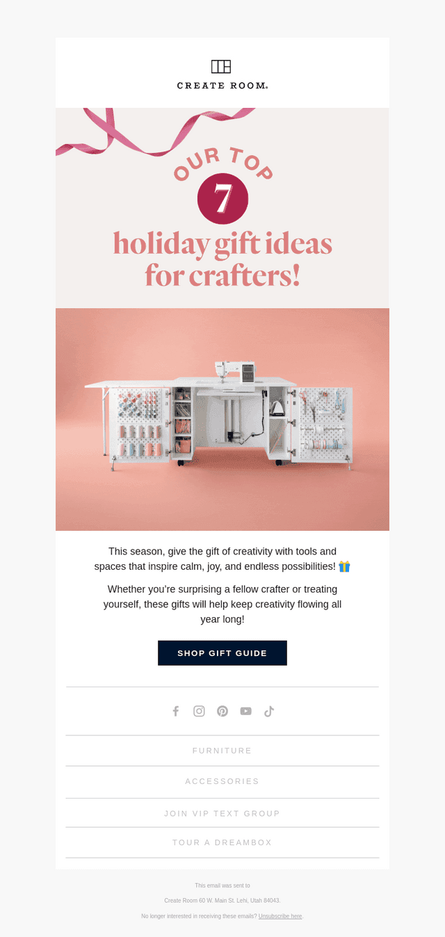 Create Room email from Wed, Nov 5, 2025