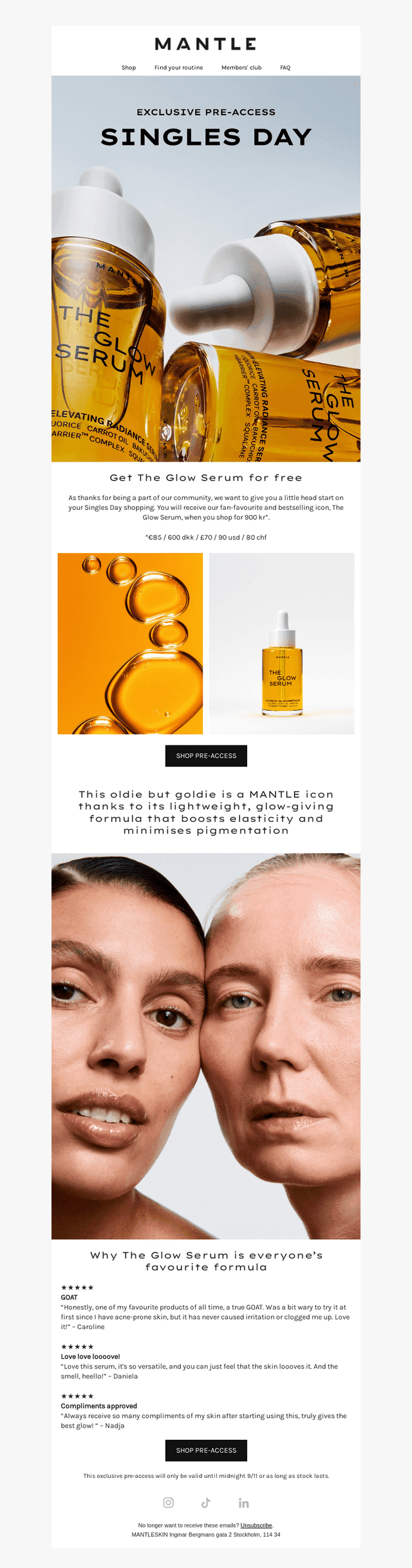 Singles Day | Exclusive pre-access