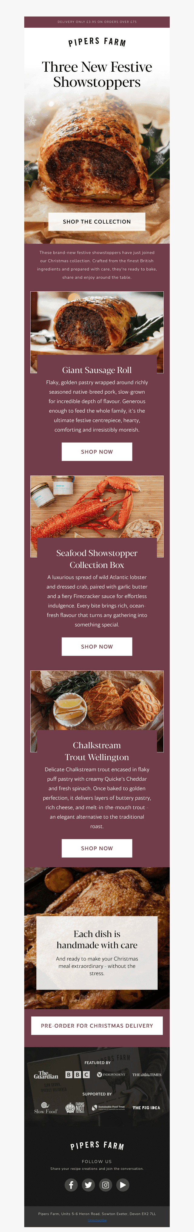 Three New Festive Showstoppers