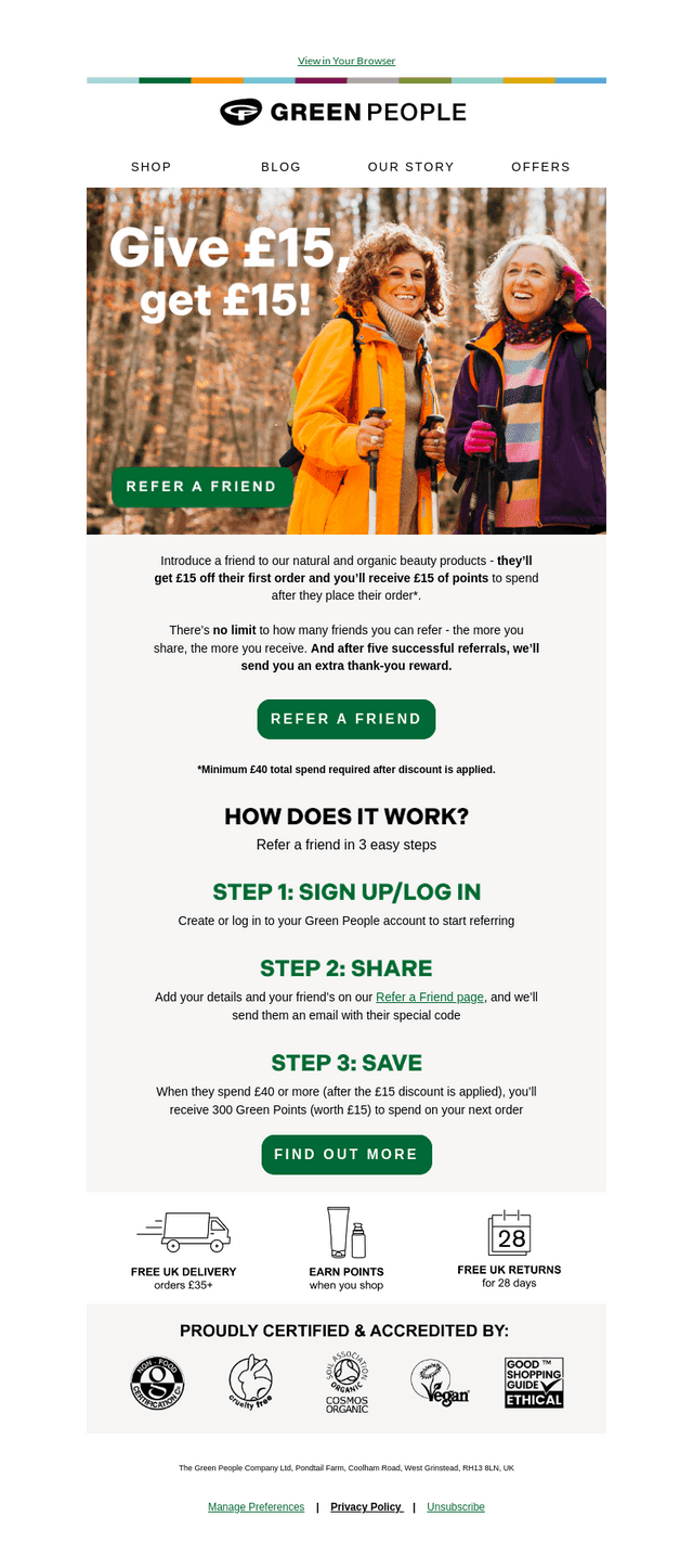 Green People email from Thu, Nov 6, 2025